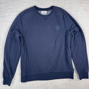 Van Gils Heavy Jersey Sweatshirt Men L Dutch Tailors Skin Cut Navy Minimalist